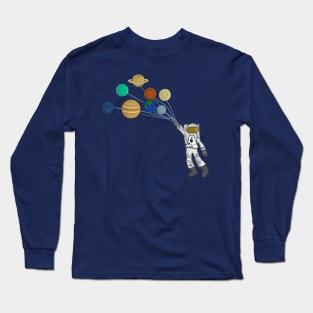 Astroballoons - Balloon Planets Long Sleeve T-Shirt